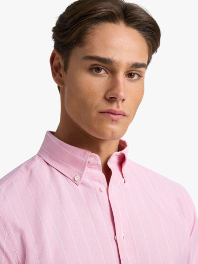 CAMISA OXFORD BEACH CORAL