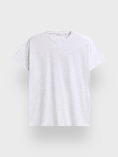 CAMISETA MELANGE CRUDO