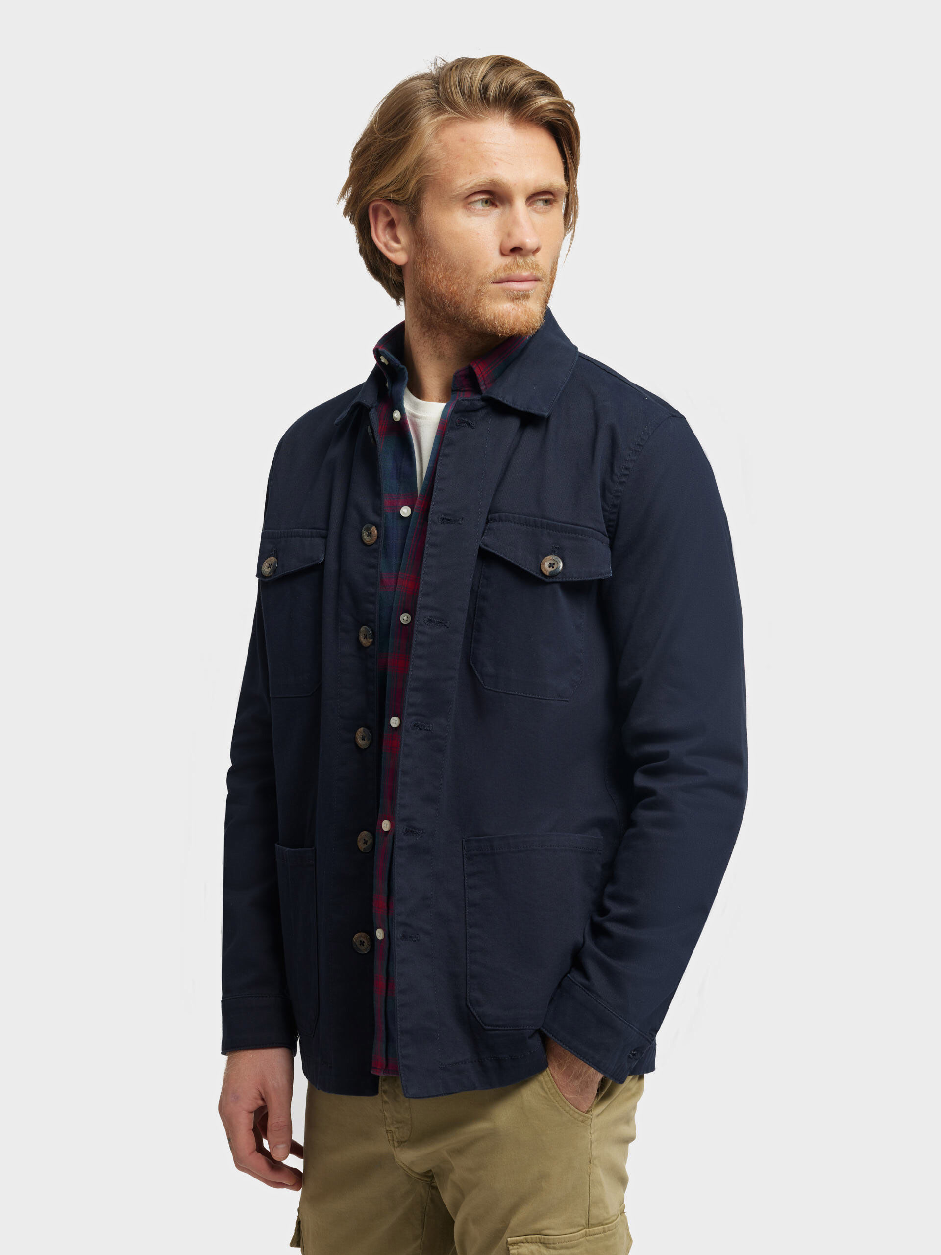 Sobrecamisa azul marino new arrivals