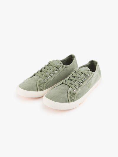 ZAPATILLAS CANVAS VERDE