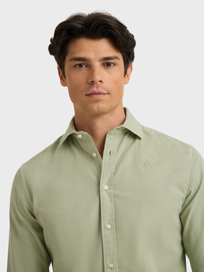 CAMISA POPELIN VERDE