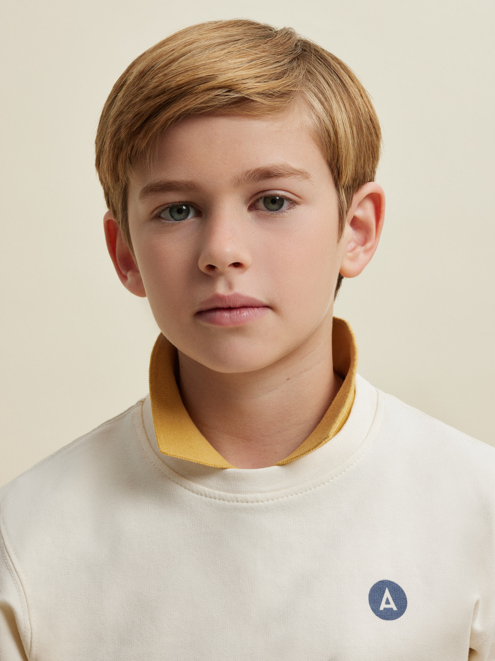 SUDADERA LOGO KIDS BLANCO