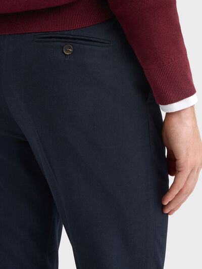 PANTALON CLASSIC TWILL AZUL MARINO