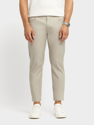 PANTALON DIAGONAL 5P BEIGE