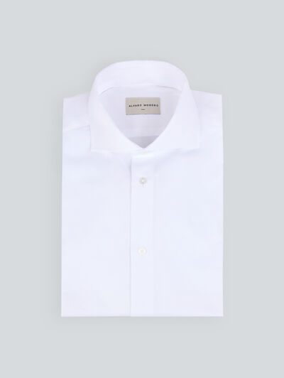 CAMISA VESTIR DOBBY BLANCO