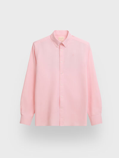 CAMISA OXFORD SOLID SALM&Oacute;N