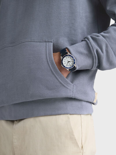 SUDADERA POPCORN AZUL MARINO