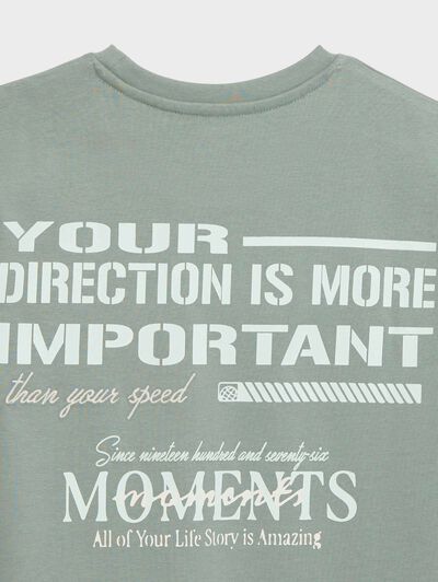 CAMISETA DIRECTION KIDS VERDE
