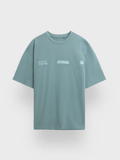 CAMISETA SCHEMES AZUL