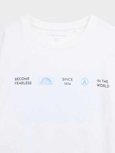 CAMISETA WORLD BLANCO