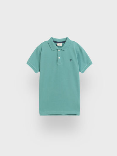 POLO BASIC KIDS AZUL