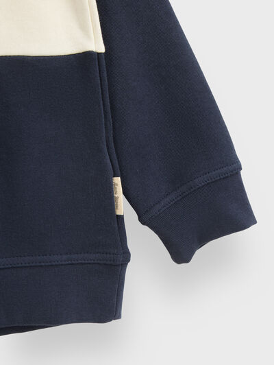 SUDADERA POLO NEW YORK KIDS AZUL MARINO