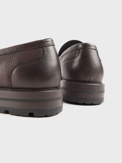 MOCASIN BORDON  PIEL