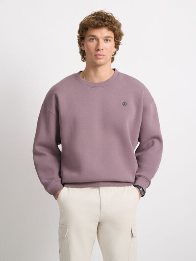 SUDADERA BASICA OVERSIZE ROSA