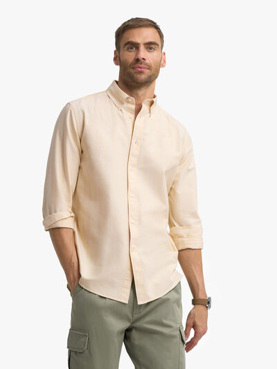 CAMISA OXFORD BEACH AMARILLO