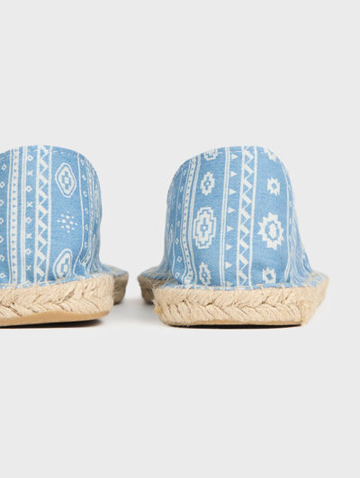 ESPARILLES DENIM PRINT AZUL