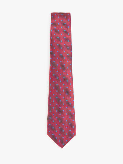 CORBATA JACQUARD MF ROJO