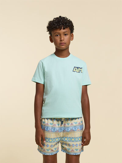 CAMISETA COAST KIDS VERDE AGUA