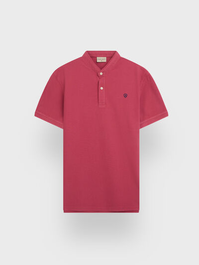 POLO MAO TRENDY BURDEOS