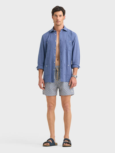 BA&Ntilde;ADOR MAYA AZUL MARINO