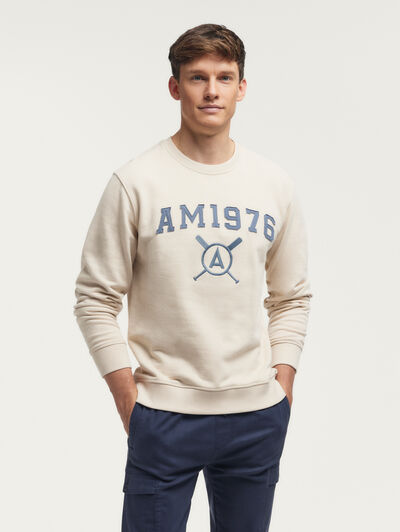 SUDADERA PATCH CRUDO