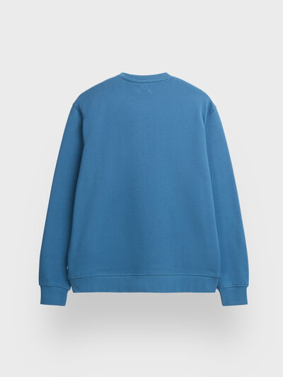 SUDADERA BASICA CELESTE