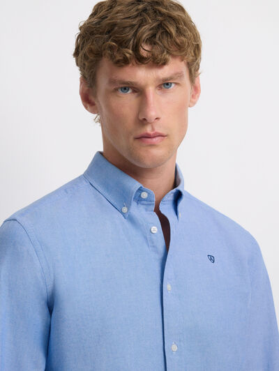 CAMISA OXFORD SOLID AZUL