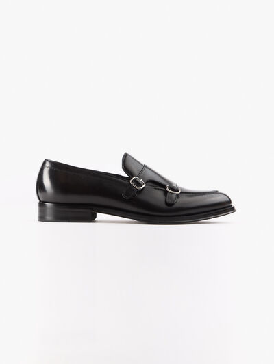 MOCASIN ANTIFAZ HEBILLAS NEGRO