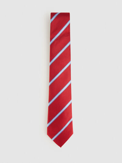CORBATA JACQUARD MF ROJO