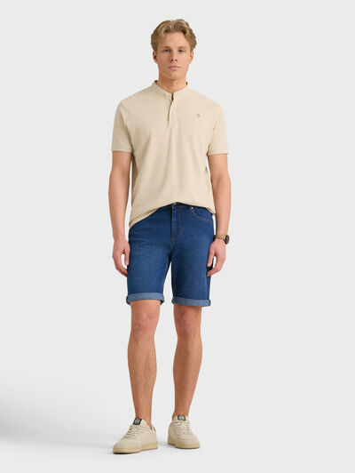 BERMUDA DENIM VUELTA AZUL MARINO