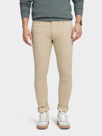 PANTALON TEJANO BEIGE