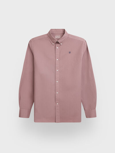 CAMISA POPELIN DYE ROSA