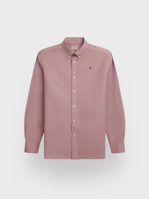 CAMISA POPELIN DYE ROSA