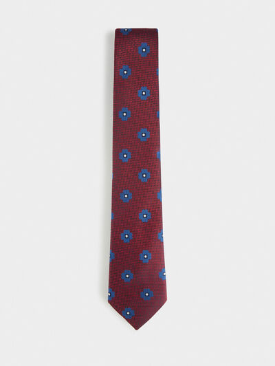 CORBATA JACQUARD MF ROJO