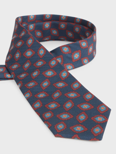 CORBATA PRINTED AZUL