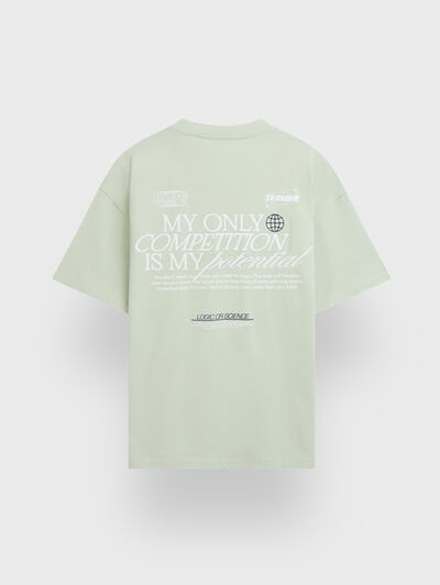 CAMISETA POTENTIAL VERDE AGUA