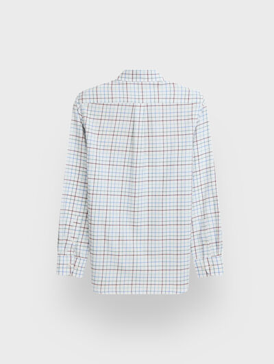 CAMISA FLANNEL CHECKS BURDEOS