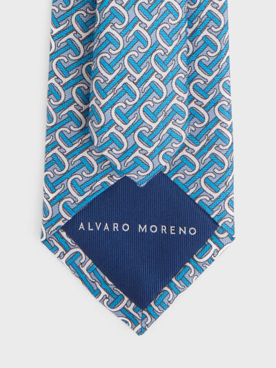 CORBATA PRINTED AZUL