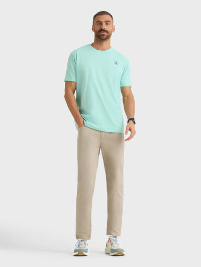 CAMISETA RUBBER VERDE AGUA