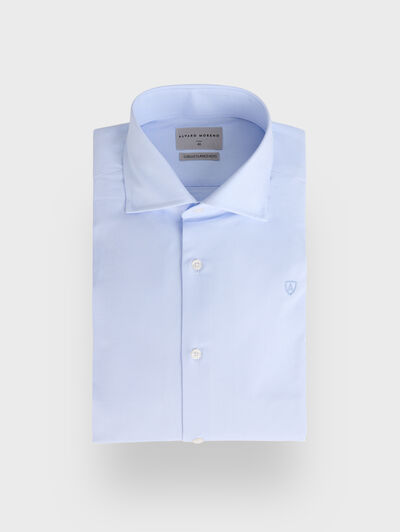 CAMISA ROMA TWILL P.DOBLE CELESTE