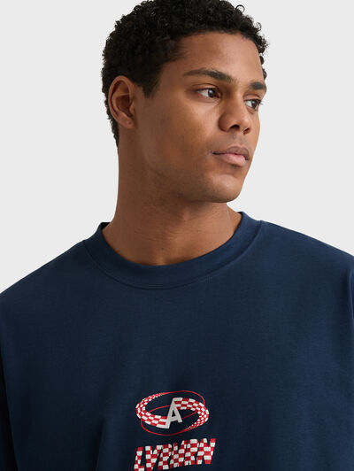 CAMISETA BLOCK AZUL MARINO