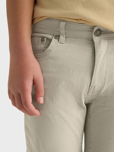 PANTALON 5 BOLSILLOS KIDS VERDE