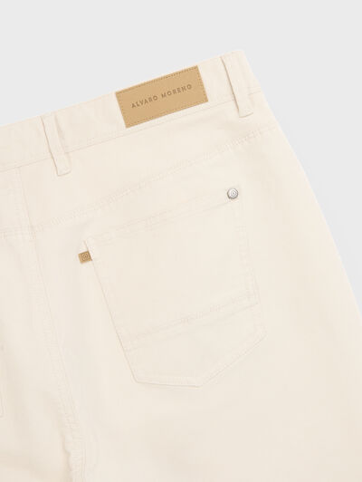 PANTALON DIAGONAL 5P CRUDO