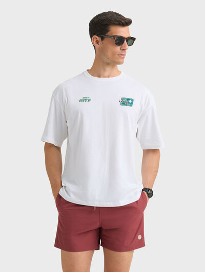 CAMISETA RETRO BLANCO