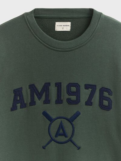 SUDADERA PATCH VERDE