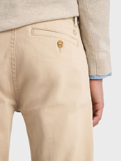 PANTALON CHINO KIDS CAMEL