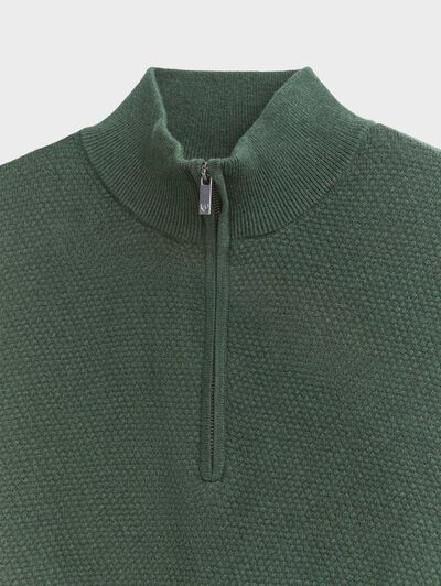 JERSEY CREMALLERA VERDE