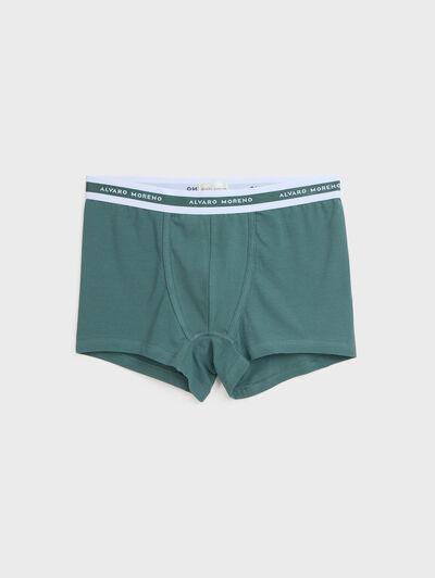 BOXER MELANGE AZUL