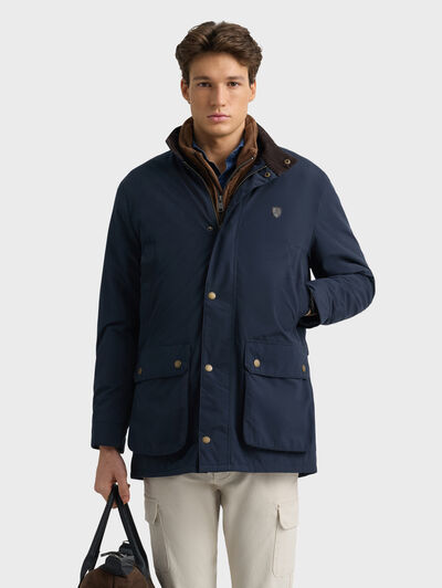 PARKA BASSET AZUL MARINO