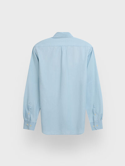 POLERA DENIM CELESTE